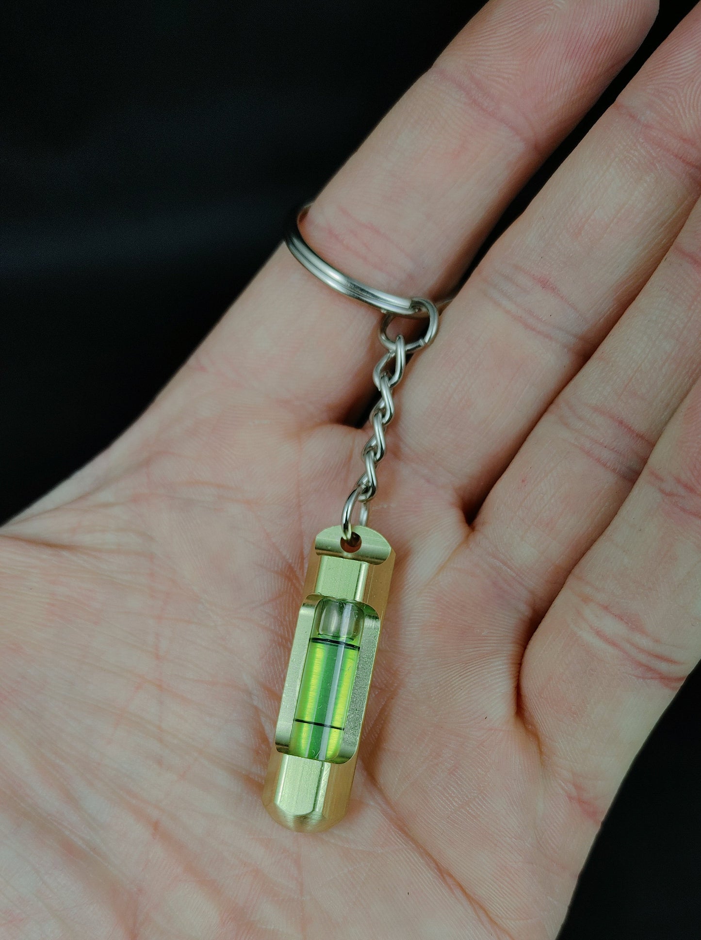 Brass Keychain Level